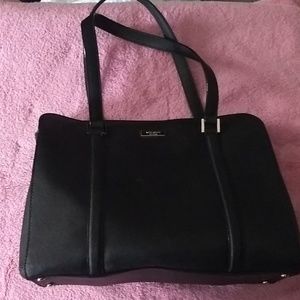 Beautiful black leather Kate Spade handbag!